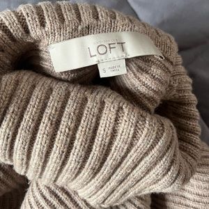 GIFTED LOFT wool blend mockneck sweater, size small